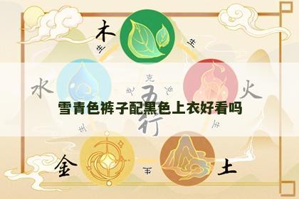 雪青色裤子配黑色上衣好看吗 雪青色裤子配黑色上衣好看吗