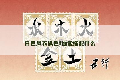白色风衣黑色t恤能搭配什么 白色风衣黑色t恤能搭配什么