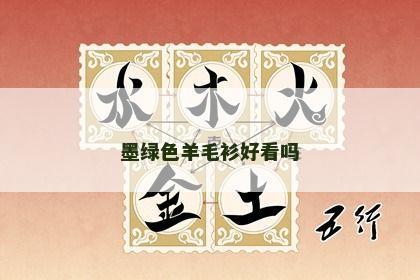 墨绿色羊毛衫好看吗 墨绿色羊毛衫好看吗