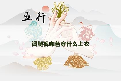 阔腿裤咖色穿什么上衣 阔腿裤咖色穿什么上衣