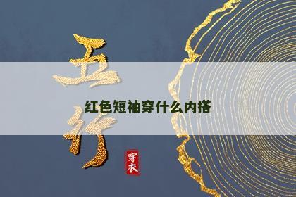 红色短袖穿什么内搭
